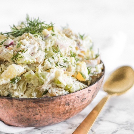 healthy dill potato salad summer recipe Nicole porter wellness